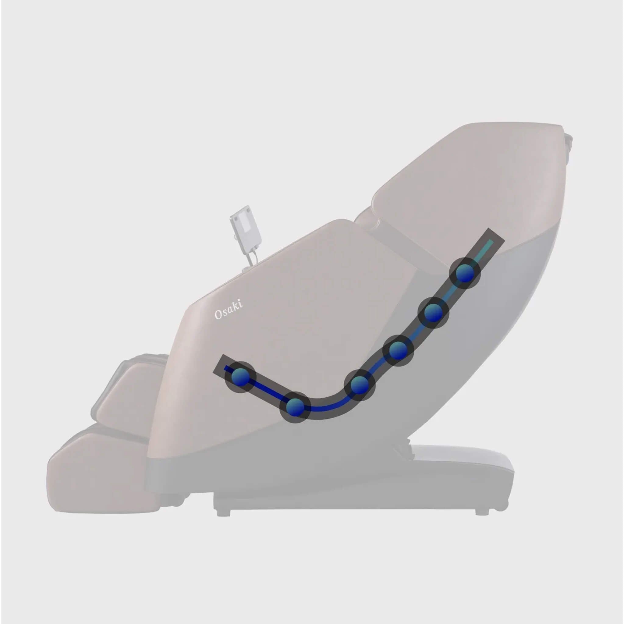 Osaki Ziva 2D Zero Gravity Full Body Massage Chair With Bluetooth Speakers (SAK93806)